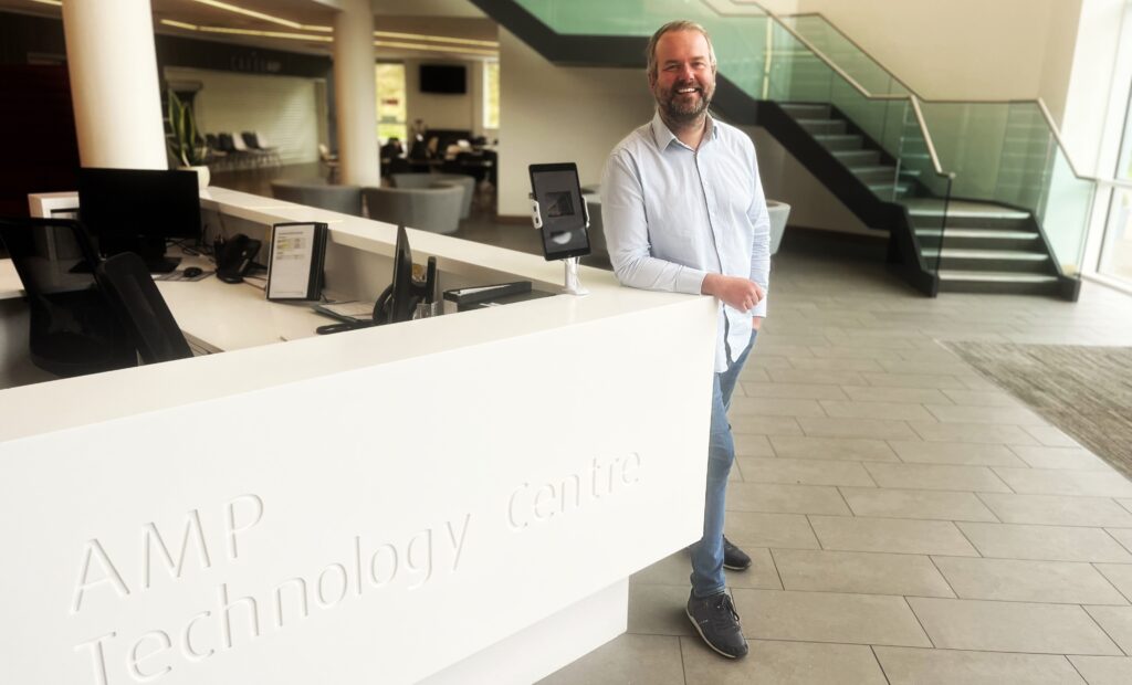 Paul Taylor at AMP Technology Centre